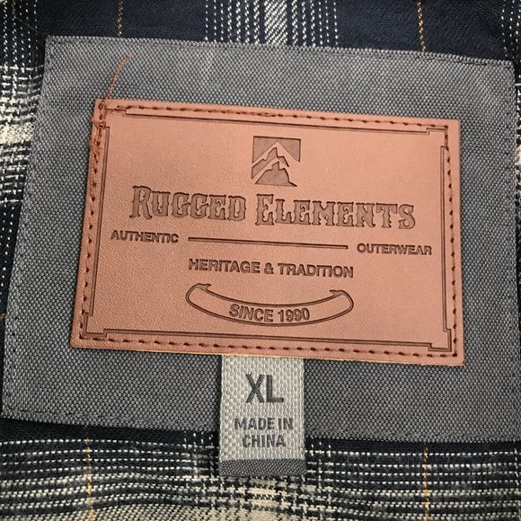 Rugged Elements Trek Utility Jacket Mens XL Gray Full Zip Hooded Water Resistant - Picture 10 of 16